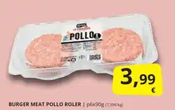 Supermercados MAS Honey burger meat pollo roller oferta