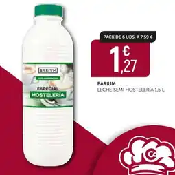Comerco Cash & Carry Barium leche semi hostelería oferta