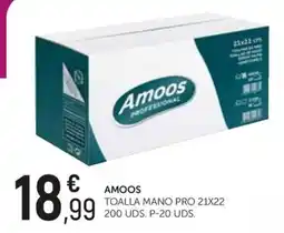 Comerco Cash & Carry Amoos toalla mano pro 21x22 oferta