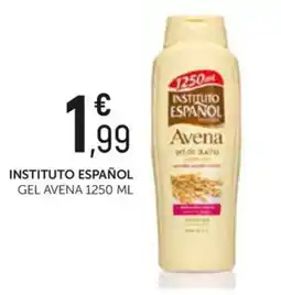 Comerco Cash & Carry Instituto Español gel de ducha avena oferta