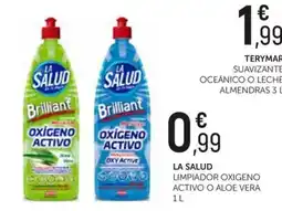 Comerco Cash & Carry La salud limpiador oxigeno activo o aloe vera oferta