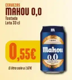 SPAR Mahou 0,0 Tostada oferta