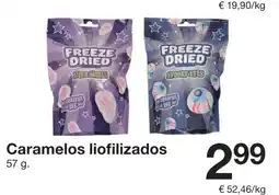 Zeeman Caramelos liofilizados oferta