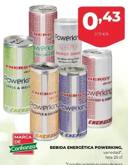SPAR Powerking bebida energética oferta