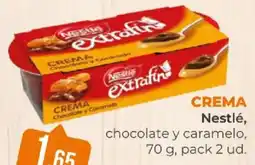 SPAR Nestlé extrafine crema chocolate y caramelo oferta