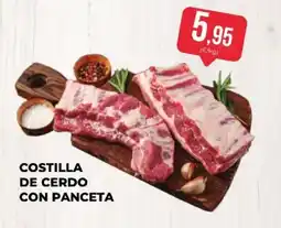 SPAR Costilla de cerdo con panceta oferta