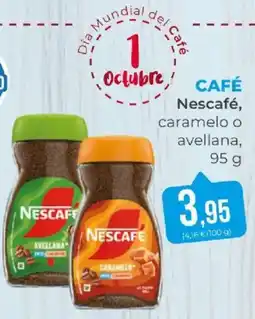 SPAR Nescafé café caramelo o avellana oferta