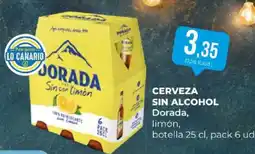 SPAR Dorada cerveza sin alcohol limón oferta