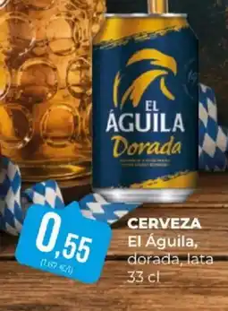 SPAR El Águila cerveza dorada oferta