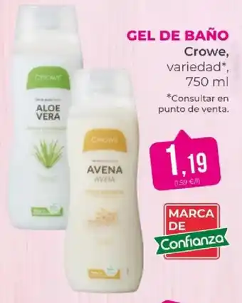 Crowe gel de baño