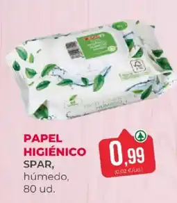 SPAR spar papel higiénico húmedo oferta