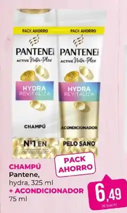SPAR Pantene champú hydra + acondicionador oferta