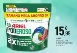 Comerco Cash & Carry Ariel detergente poderoso pods oferta