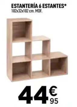 Rocasa ESTANTERÍA 6 ESTANTES oferta