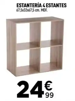 Rocasa Estantería 4 estantes oferta