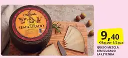 Supermercados MAS La Leyenda queso semicurado oferta