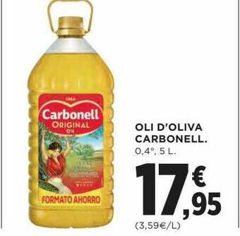 Hipercor Oli D'oliva Carbonell oferta