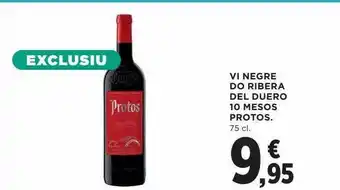 Hipercor Vi Negre Do Ribera Del Duero 10 Mesos Protos oferta