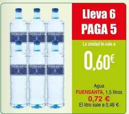 Masymas Fuensanta - agua oferta