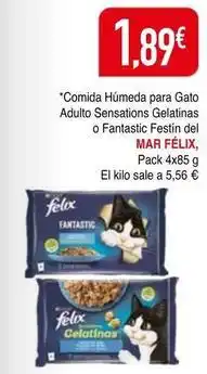 Masymas Sensations - comida húmeda para gato adulto gelatinas o fantastic festin del oferta