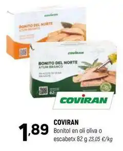 Coviran Coviran - bonitol en oli oliva o escabetx oferta