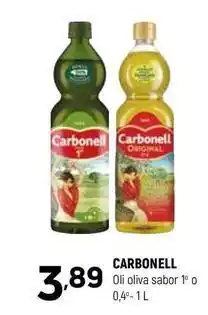 Coviran Carbonell - oli oliva sabor 1° o 0,4° oferta