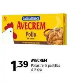 Coviran Gallina blanca - avecrem pollastre 12 pastilles oferta