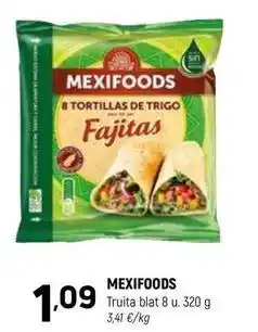 Coviran Mexifoods - truita blat oferta