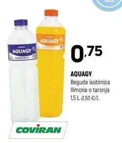 Coviran Beguda isotónica limona o taronja oferta