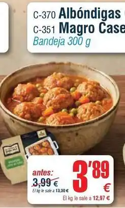 Abordo Albondigas magro case oferta