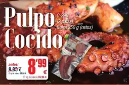 Abordo Pulpo cocido oferta