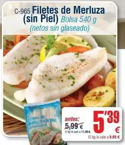 Abordo Filetes de merluza oferta