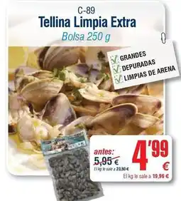 Abordo Tellina limpia extra oferta