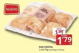 Supermercados MAS Cristal - pan oferta