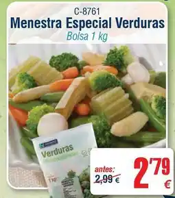 Abordo Menestra especial verduras oferta