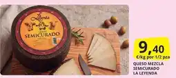 Supermercados MAS Leyenda - queso mezcla semicurado oferta