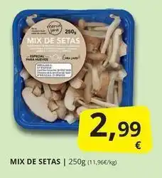 Supermercados MAS Jara - mix de setas oferta