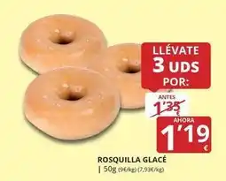 Supermercados MAS Rosquilla glacé oferta
