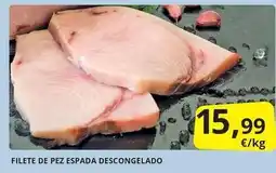 Supermercados MAS Filete de pez espada descongelado oferta