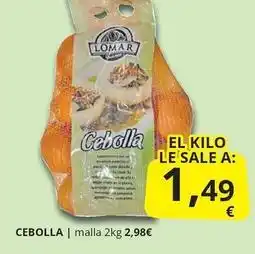 Supermercados MAS Cebolla oferta