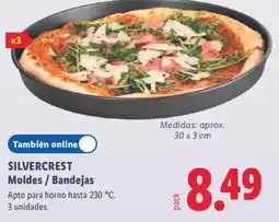 Lidl Silvercrest moldes / bandejas oferta