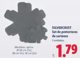 Lidl Silvercrest set de protectores de sartenes oferta