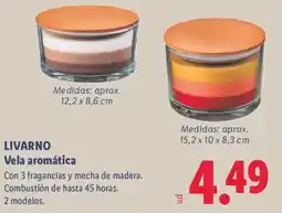 Lidl Livarono vela aromática oferta