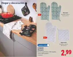 Lidl Livarno manoplas oferta