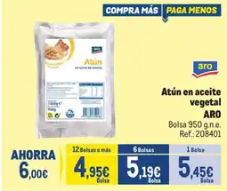 Makro Aro atún en aceite vegetal oferta