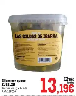 Makro Zubelzu gildas con queso oferta