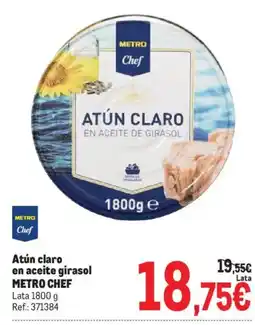 Makro Metro Chef atún claro en aceite girasol oferta