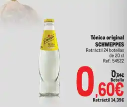 Makro Schweppes Tónica original oferta