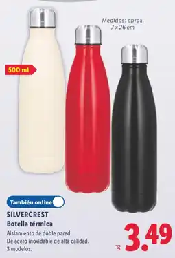 Lidl Silvercrest botella térmica oferta