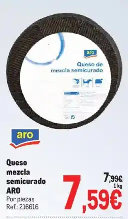 Makro aro queso mezcla semicurado oferta